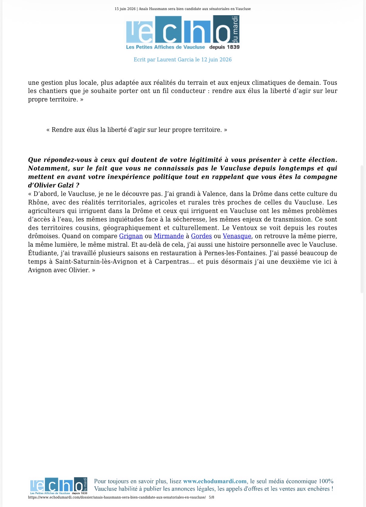 Actualite