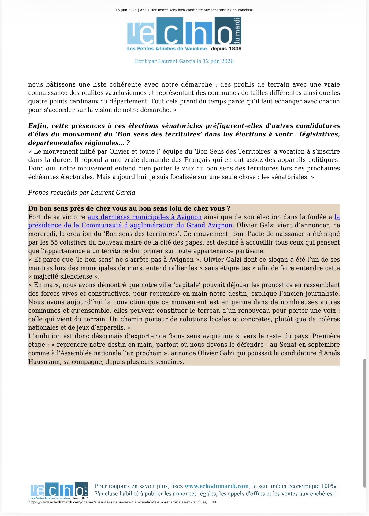 Actualite